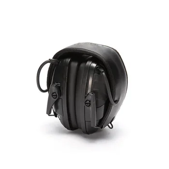 Най-добра защита на ушите Изслушване удобна мека подплатена възглавница за уши сгъваема тактическа защита на слуха за слушалки за лов