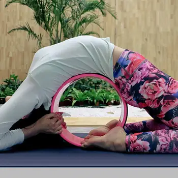 Йога Пилатес кръг гимнастически упражнения фитнес обратно участък ролков пръстен колело здраве йога обучение аксесоари