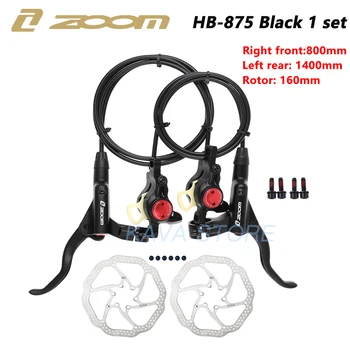 ZOOM HB875 велосипедна спирачка MTB хидравлични спирачки Диск за налягане на маслото отпред 800mm / отзад 1400mm аксесоари