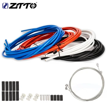 ZTTO MTB Комплект спирачни маркучи за пътни велосипеди Shift Wire Brake Control Line Hose Cable Set Велосипедна спирачка Вътрешен корпус на проводника