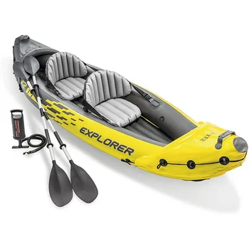 Нова мода водни спортове каяк аксесоар надуваеми ребро лодка 2 човек гребло лодки за възрастни
